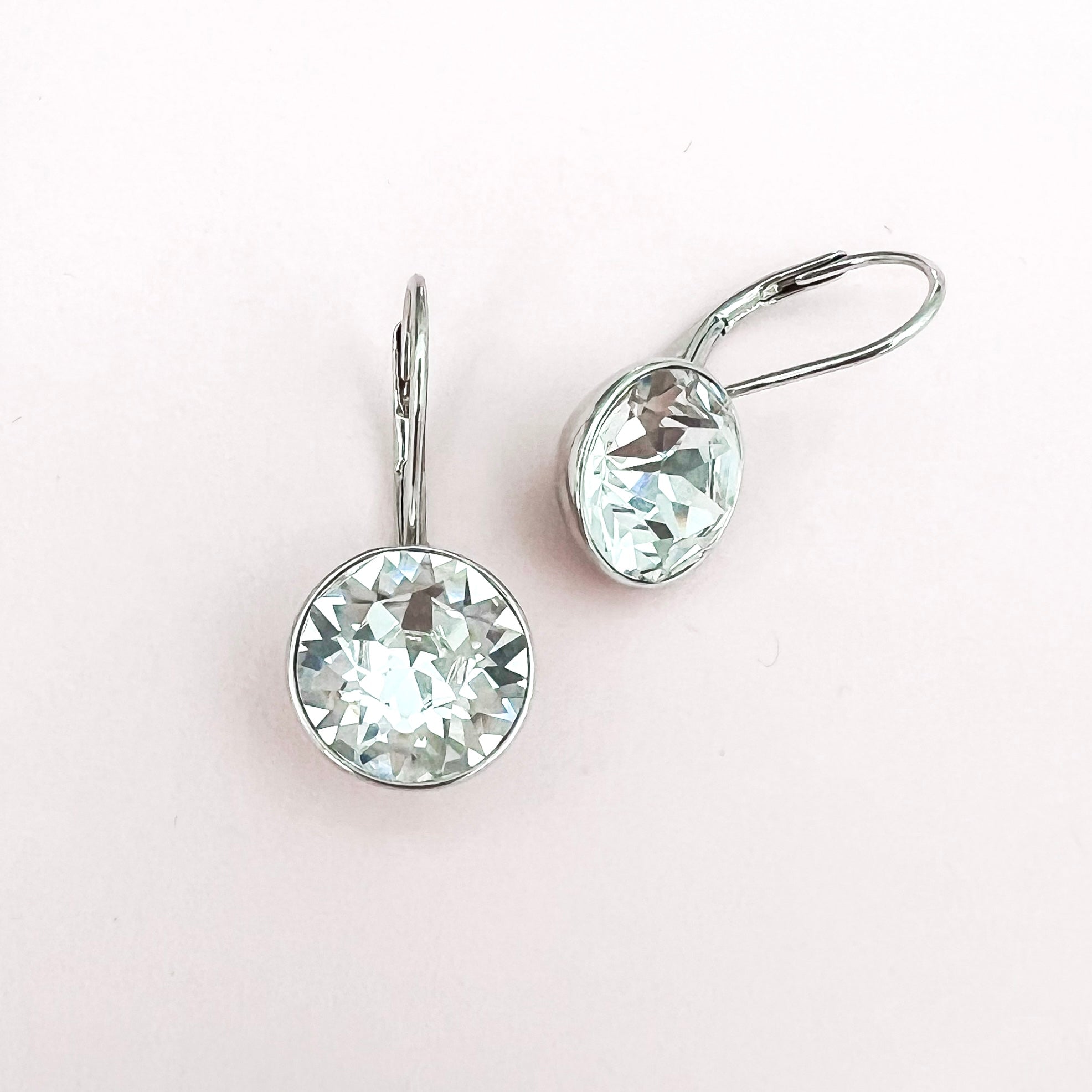 swarovski bella dangle earrings clear crystal 120631